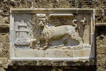 Lev na bráně hradu Othello, Famagusta