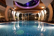 Swimming pool by night