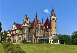 jižní Polsko - Pohádkový zámek Mošna, Otmuchów a zlaté doly