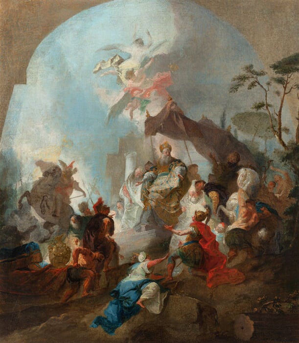 Alexandr před Jeruzalémem