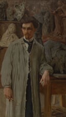 Bohumil Kafka v ateliéru