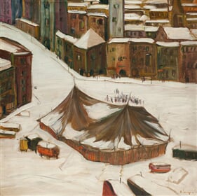 Cirkus ve sněhu