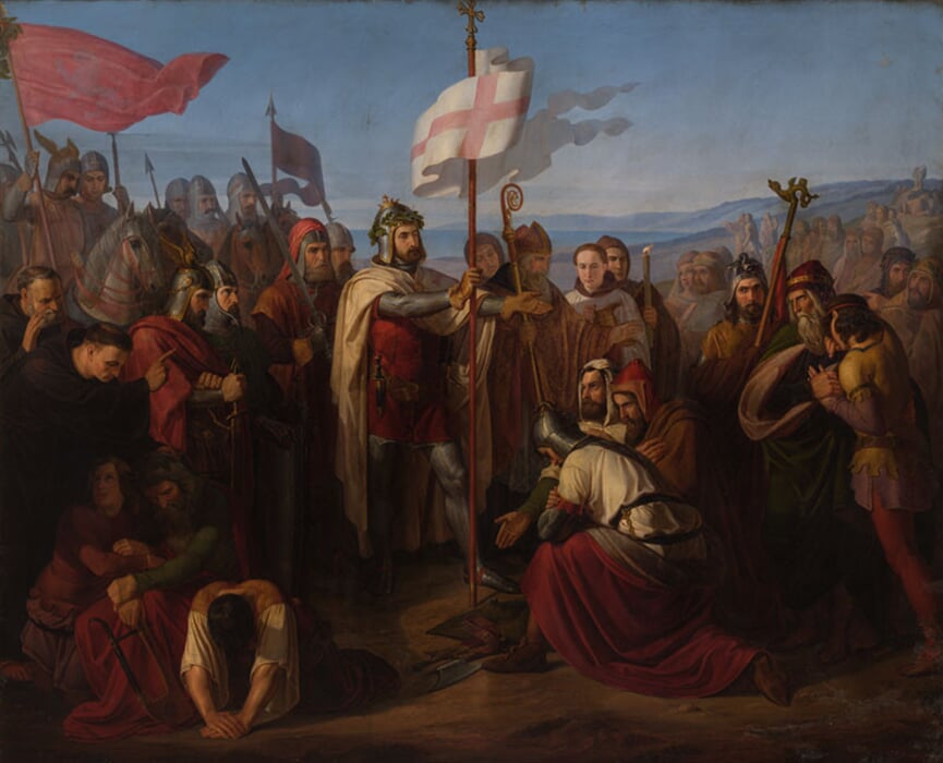 Přemysl Otakar II. obrací pohanské Prusy na křesťanství víru - Podmanění Prusů