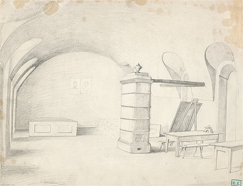 Interiér ateliéru