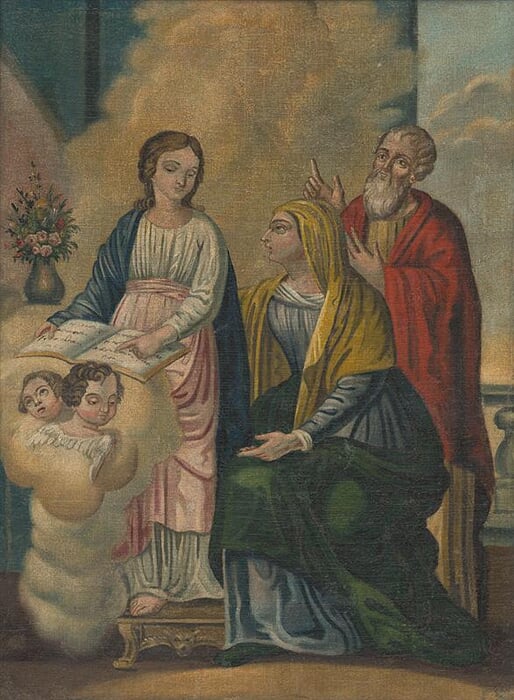 Panna Mária,sv. Anna, sv. Joachim