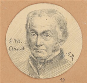 Portrétna štúdia E. M. Arndta 