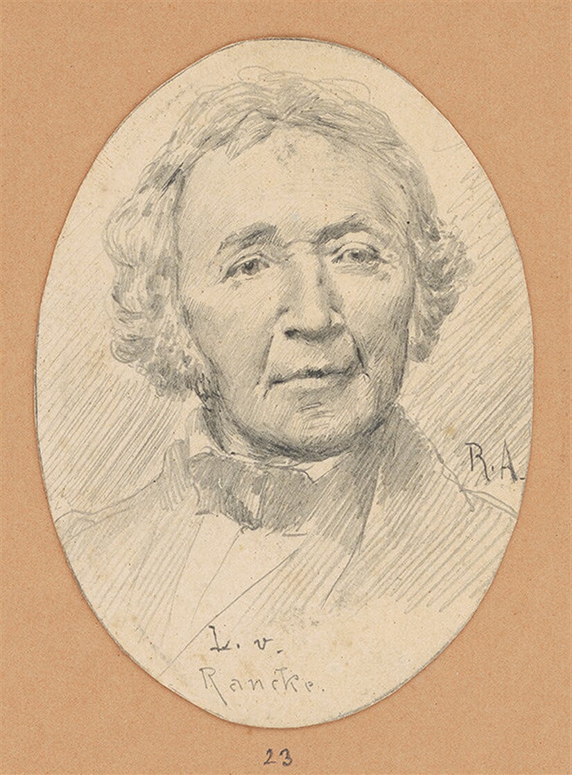 Portrétna štúdia L. v. Rancke 