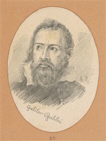 Portrétna štúdia Galilea Galilei