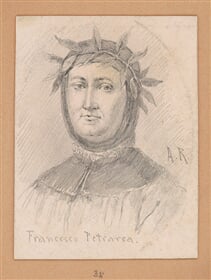 Portrétna štúdia Francesca Petrarcu 