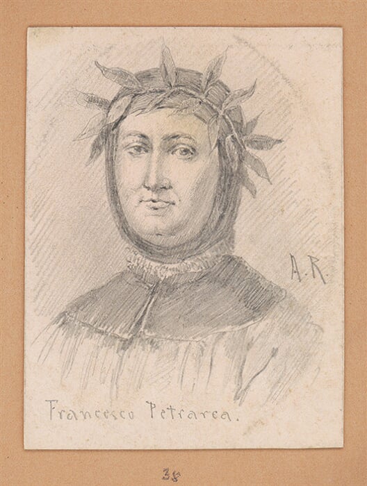 Portrétna štúdia Francesca Petrarcu 