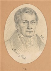 Portrétna štúdia J. Ludwiga Tiecka 