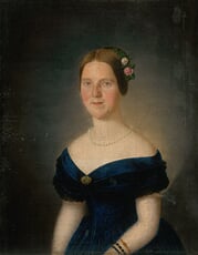 Portrét Augusty Tibély rod. Grossmann