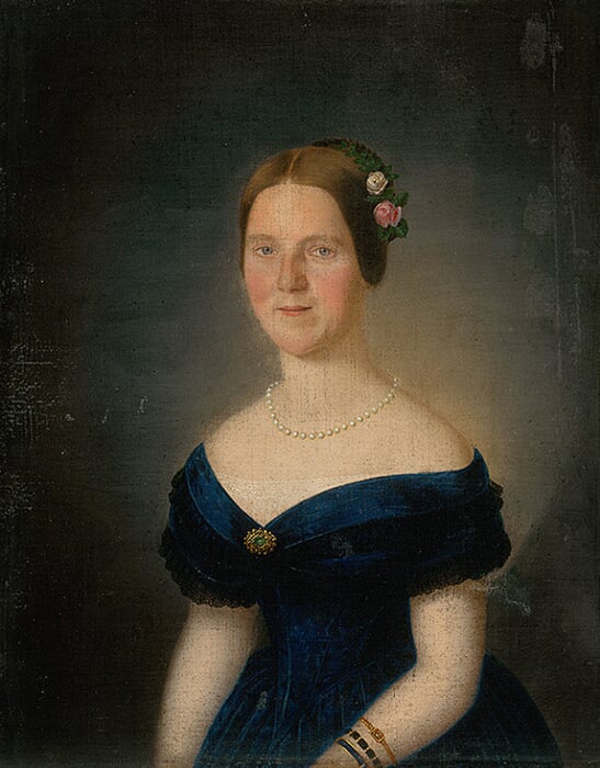 Portrét Augusty Tibély rod. Grossmann