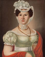 Portrét mladej dámy - p. Maléterová