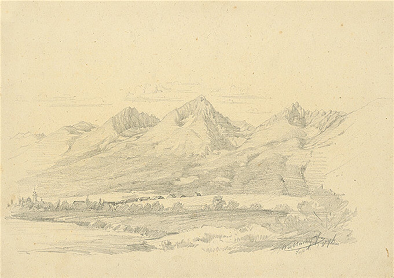 Pohľad na Veľkú a Tatry