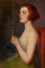 Žena s čašou