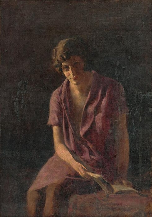 Dievča s knihou