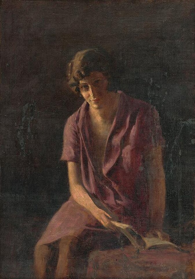 Dievča s knihou