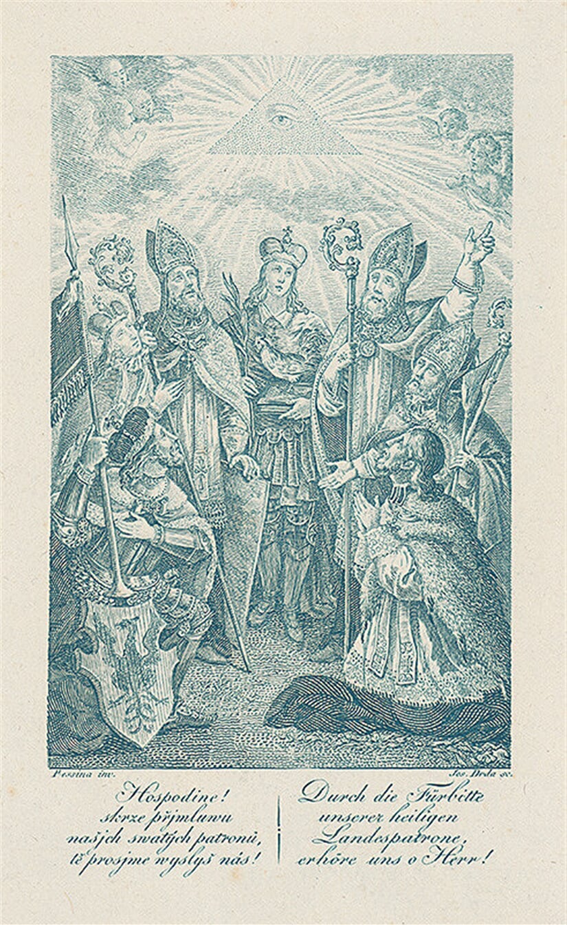 Českí patroni -zelený variant