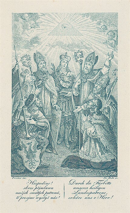 Českí patroni -zelený variant