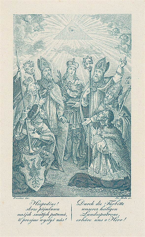 Českí patroni -zelený variant