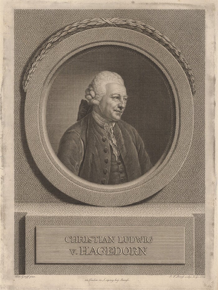 Portrét Christiana Ludviga von Hagedorna