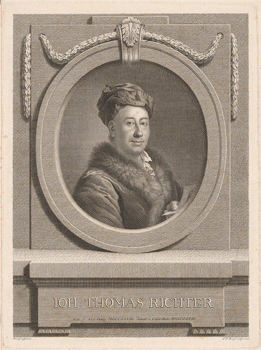 Portrét Johanna Thomasa Richtera