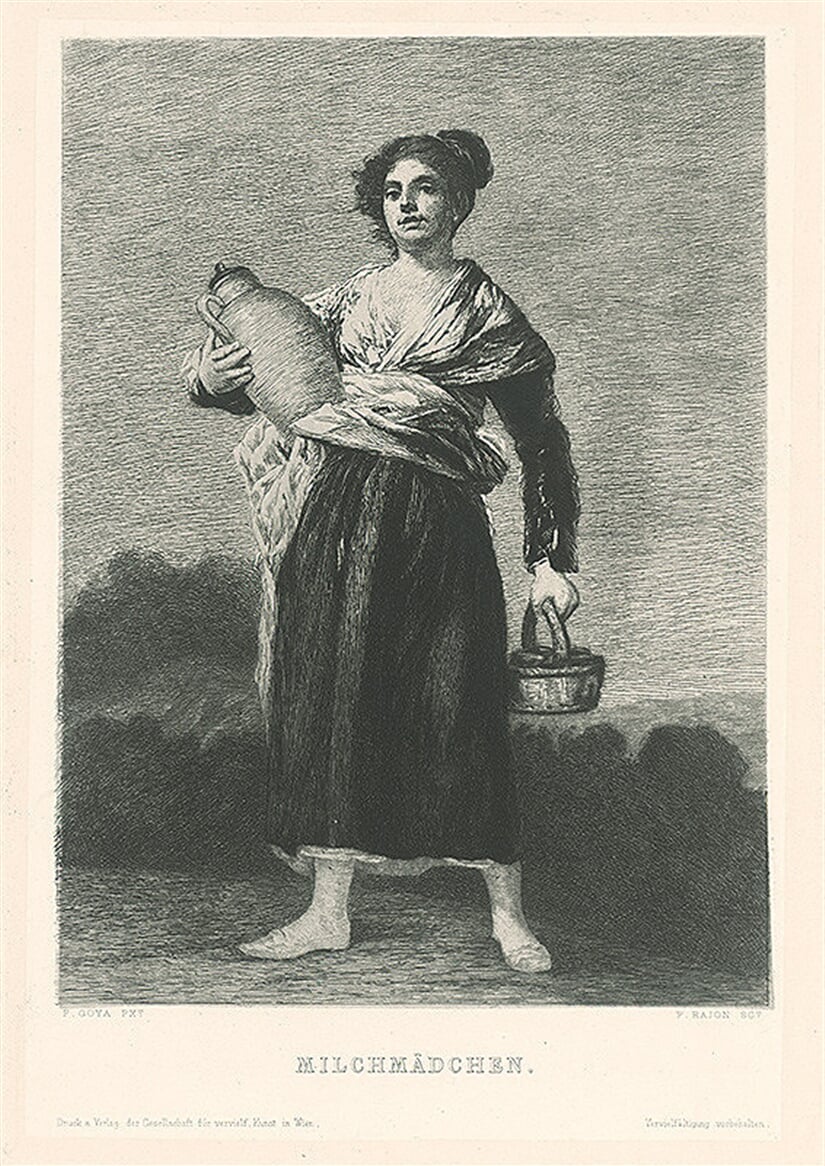 Mladá mliekárka