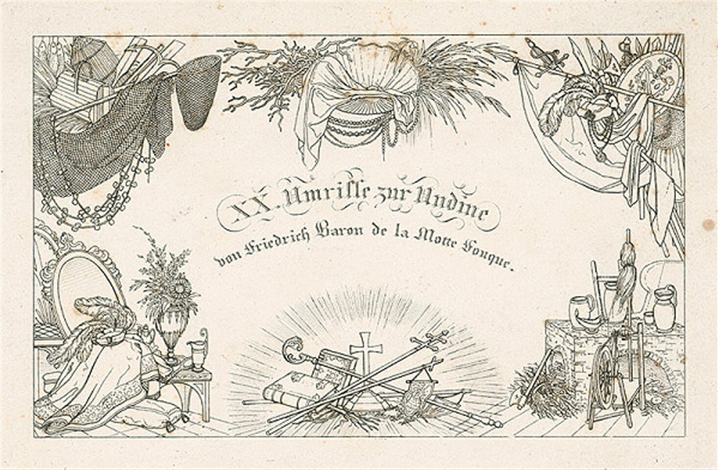 XX. Umrisse zur Undine von Friedrich Baron de la Motte Fouque