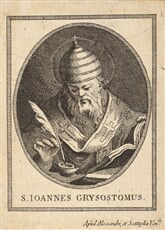 Sv. Ján Chryzostom (portrét v ovále)