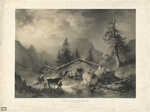 Alpy v daždi