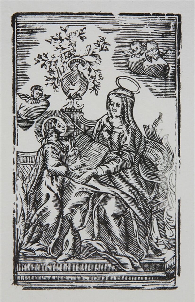 Sv. Anna vyučuje Pannu Máriu