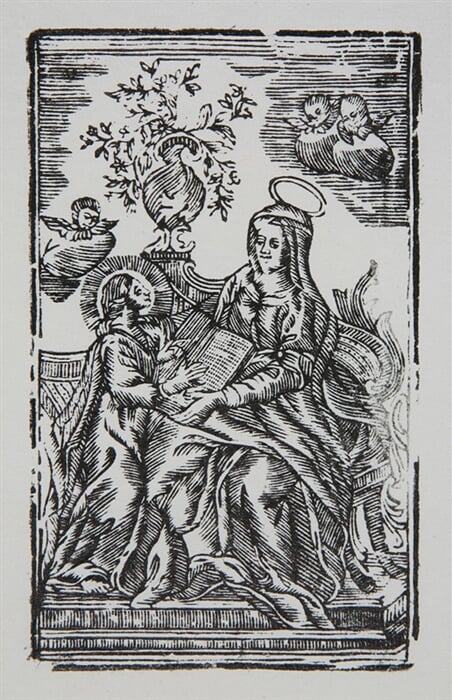 Sv. Anna vyučuje Pannu Máriu