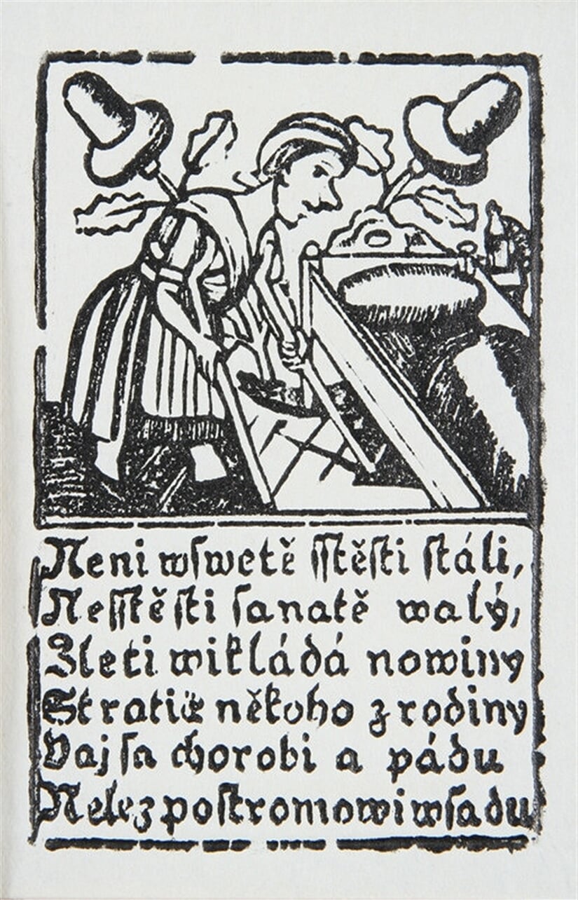 Žaluďová dvojka - vykladacia karta