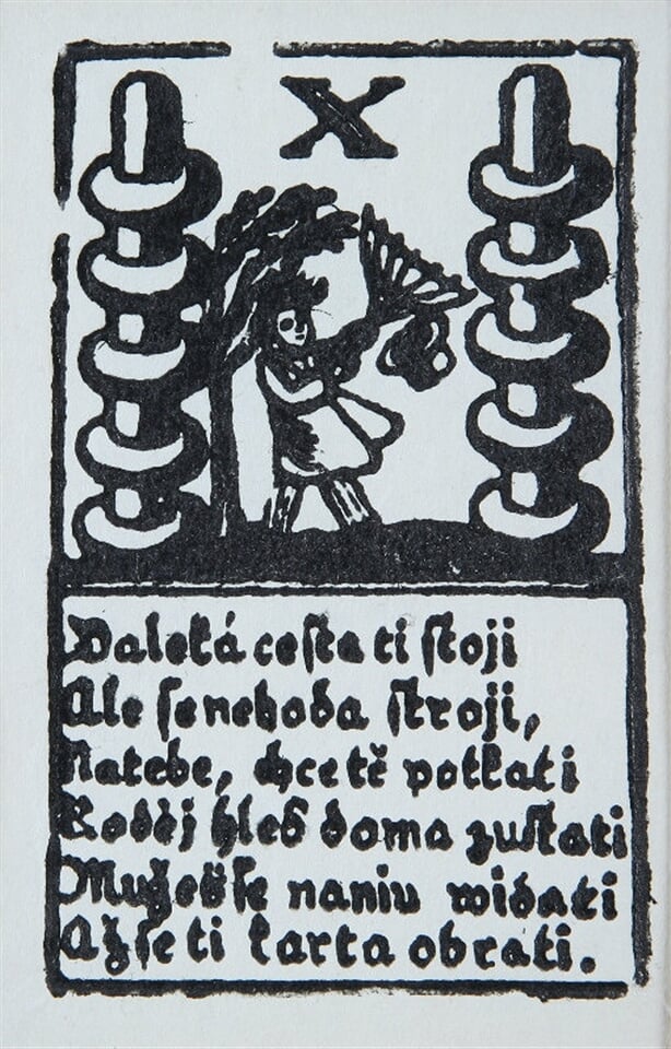 Žaluďová desina - vykladacia karta
