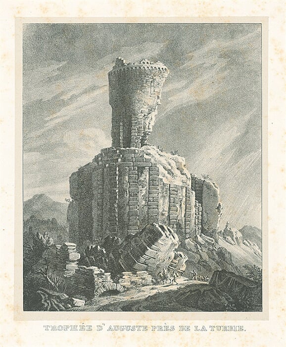 Augustov pamätník v La Turbie/ Trophée d'Auguste
