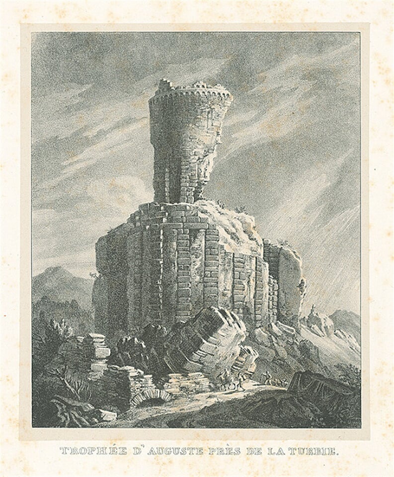 Augustov pamätník v La Turbie/ Trophée d'Auguste