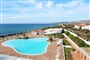 Letecký pohled na hotel, Marina di Sorso, Sardinie