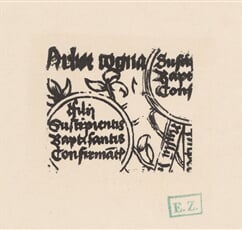 Fragment ilustrácie Arbor cognations spiritualis O. LI/4