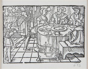 Hostina - Ilustrácia k histórii o Valterovi a Grizelde