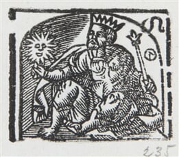 Alegória Slnka - Ilustrácia kalendára