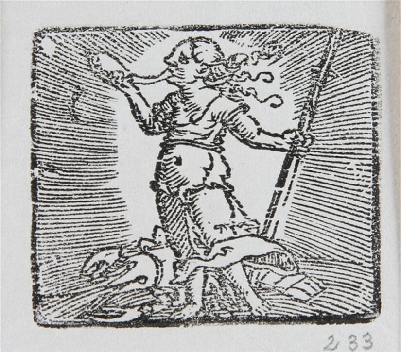 Alegória Venuše - Ilustrácia kalendára