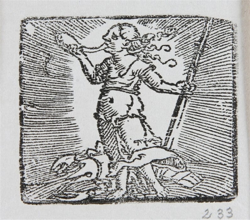 Alegória Venuše - Ilustrácia kalendára