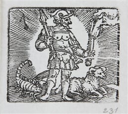 Alegória Marsa - Ilustrácia kalendára