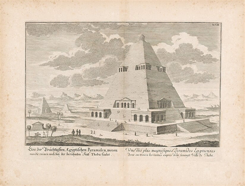 Pohľad na egyptské pyramídy 