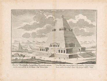 Pohľad na egyptské pyramídy 