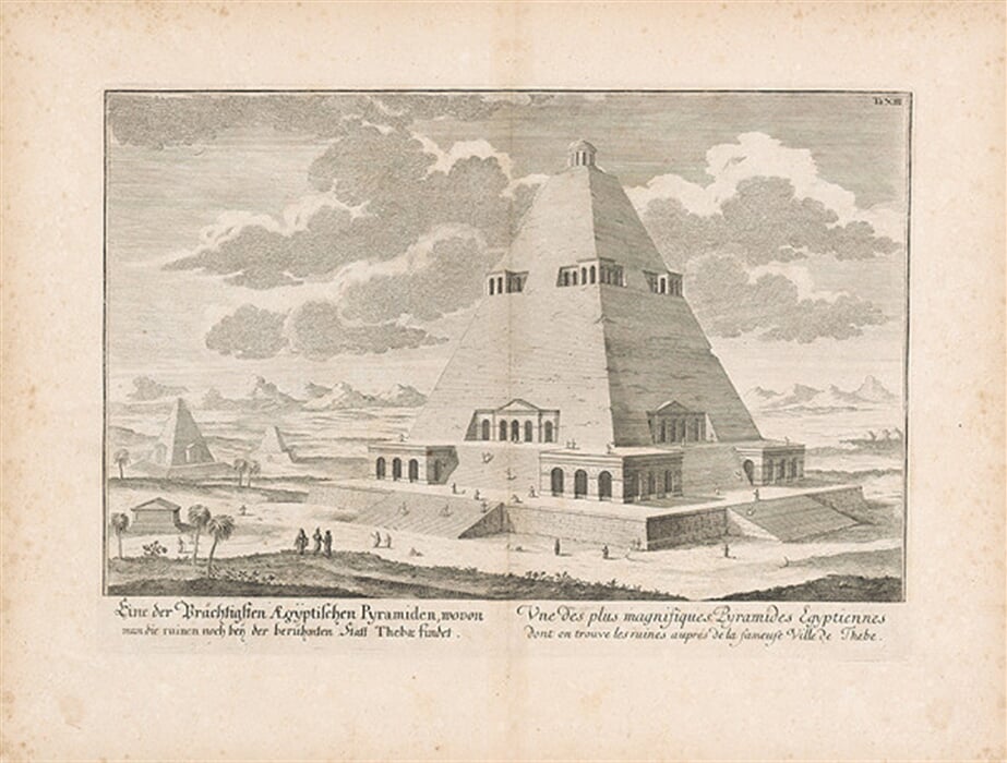Pohľad na egyptské pyramídy 