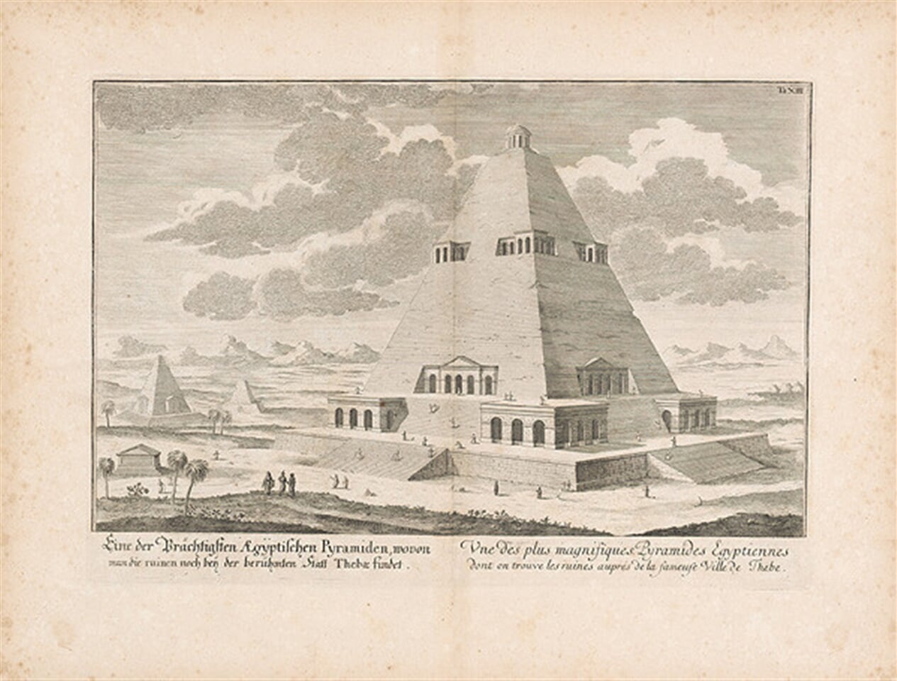 Pohľad na egyptské pyramídy 