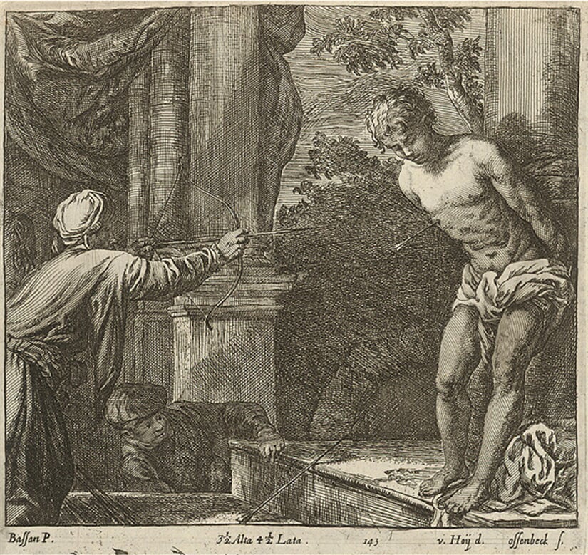 Umučenie sv. Sebastiána (?)