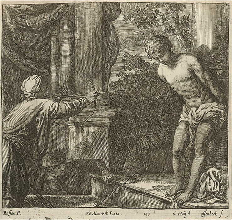 Umučenie sv. Sebastiána (?)